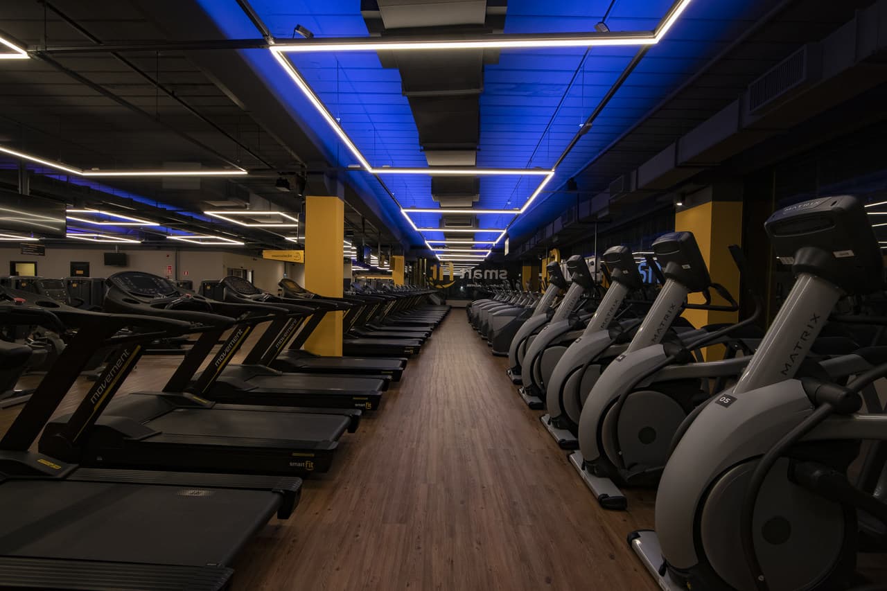 Ambiente de treino Smart Fit